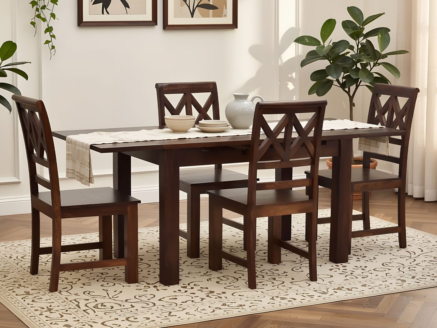 komplet-obiadowy-kolonialny-stol-rozkladany-4-krzesla-azurowe-oparcie-lite-drewno-palisander-ciemny-braz