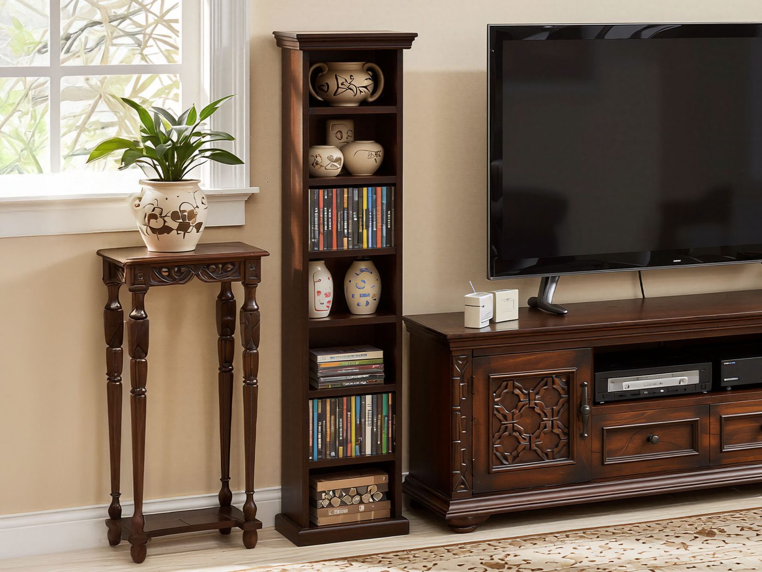 stojak-regal-na-plyty-cd-dvd-lite-drewno-palisander-indyjski-ciemny-braz