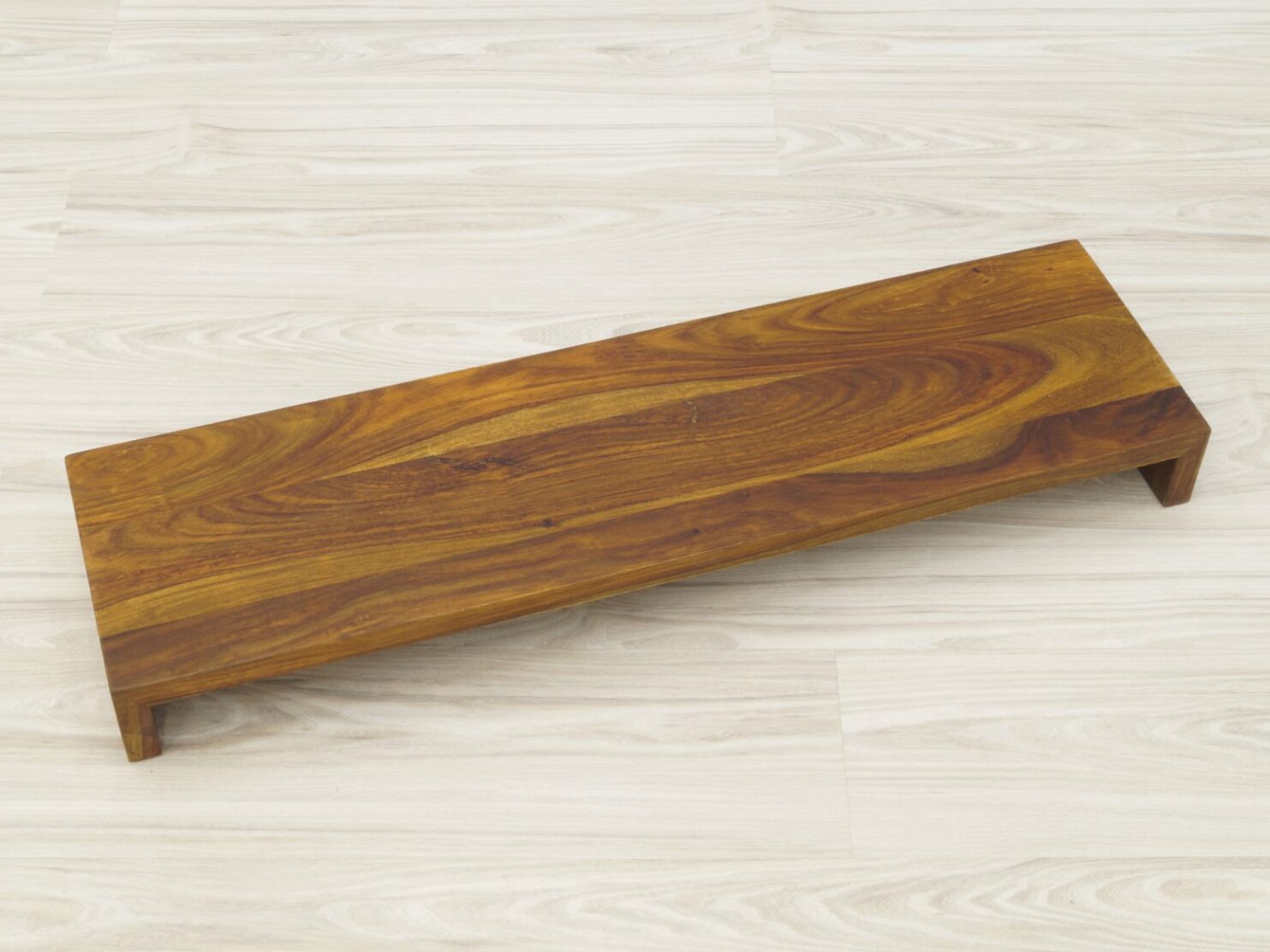 Półka ścienna lite drewno palisander indyjski jasny brąz długość 90cm