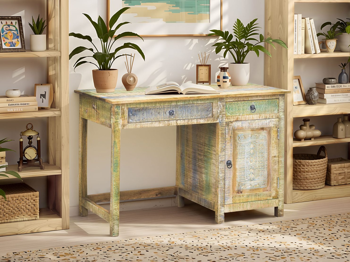 biurko-kolonialne-lite-drewno-mango-styl-shabby-chic