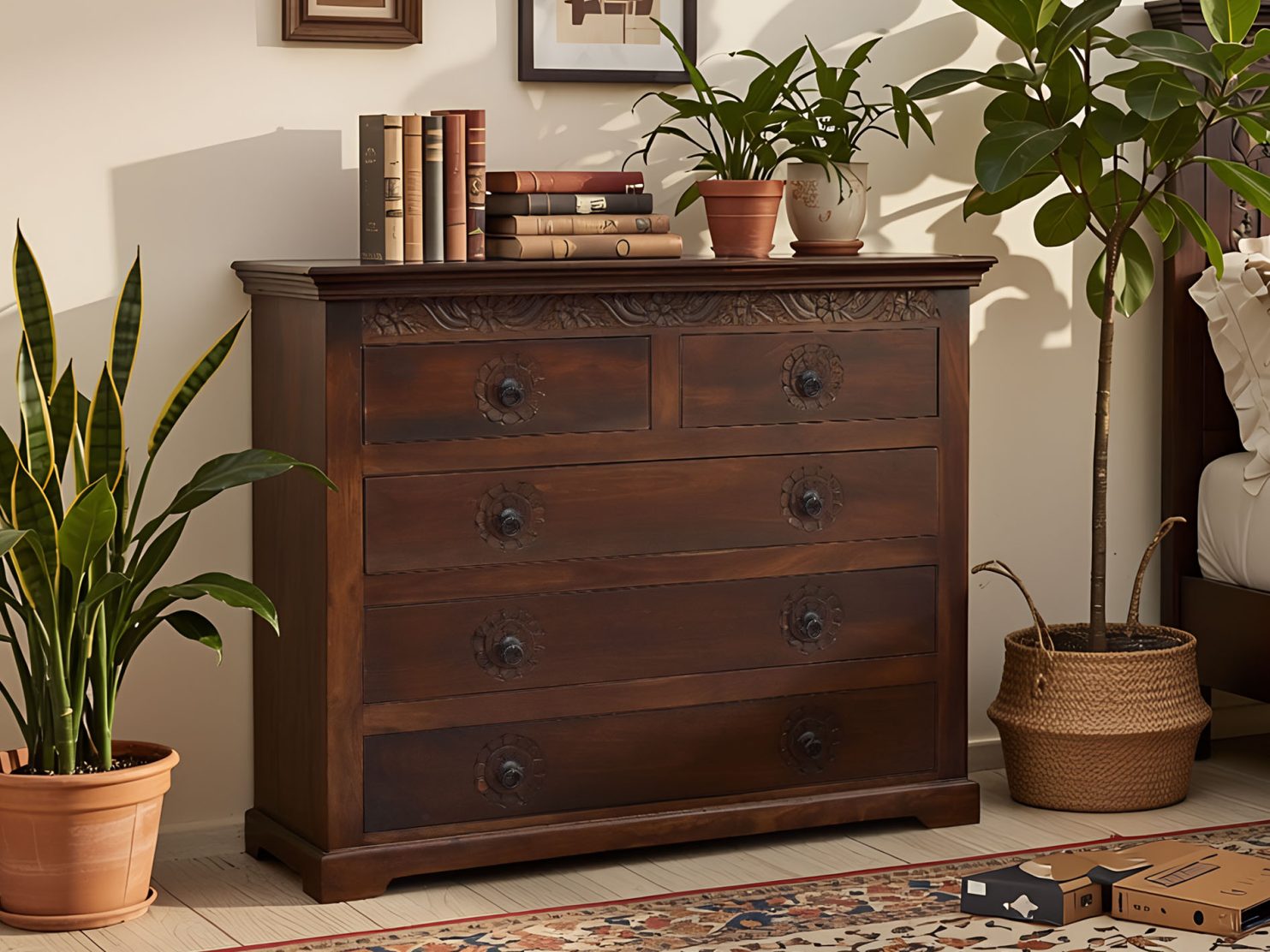 komoda-kolonialna-z-szufladami-lite-drewno-palisander-indyjski-recznie-rzezbiona