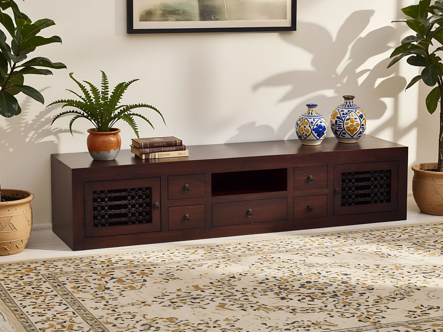 komoda-rtv-kolonialna-lite-drewno-palisander-indyjski-metaloplastyka