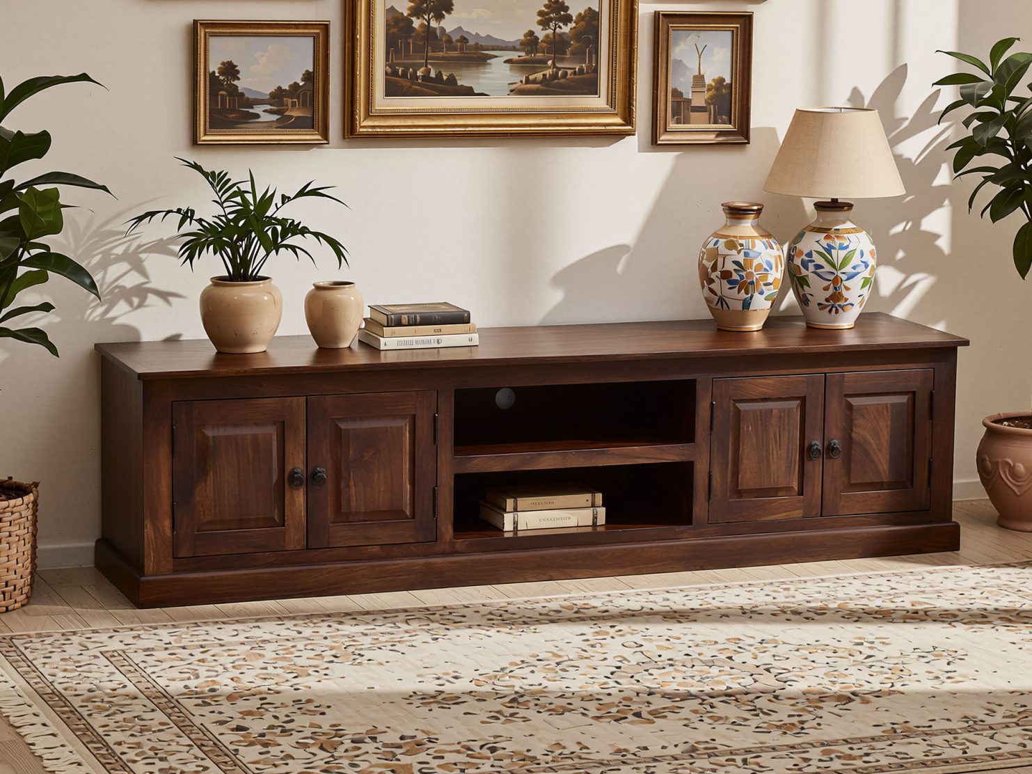 komoda-rtv-szafka-pod-telewizor-kolonialna-lite-drewno-palisander-indyjski