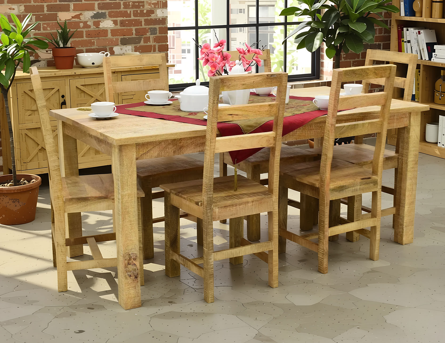 komplet-obiadowy-kolonialny-stol-6-krzesel-lite-drewno-mango-styl-loft