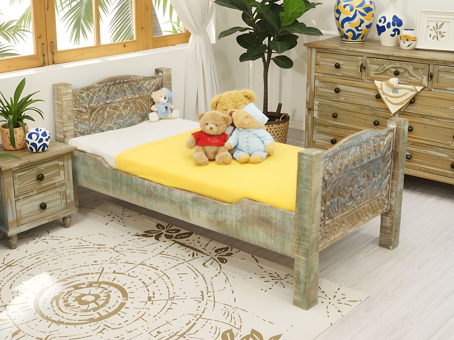 lozko-dzieciece-kolonialne-lite-drewno-mango-styl-shabby-chic