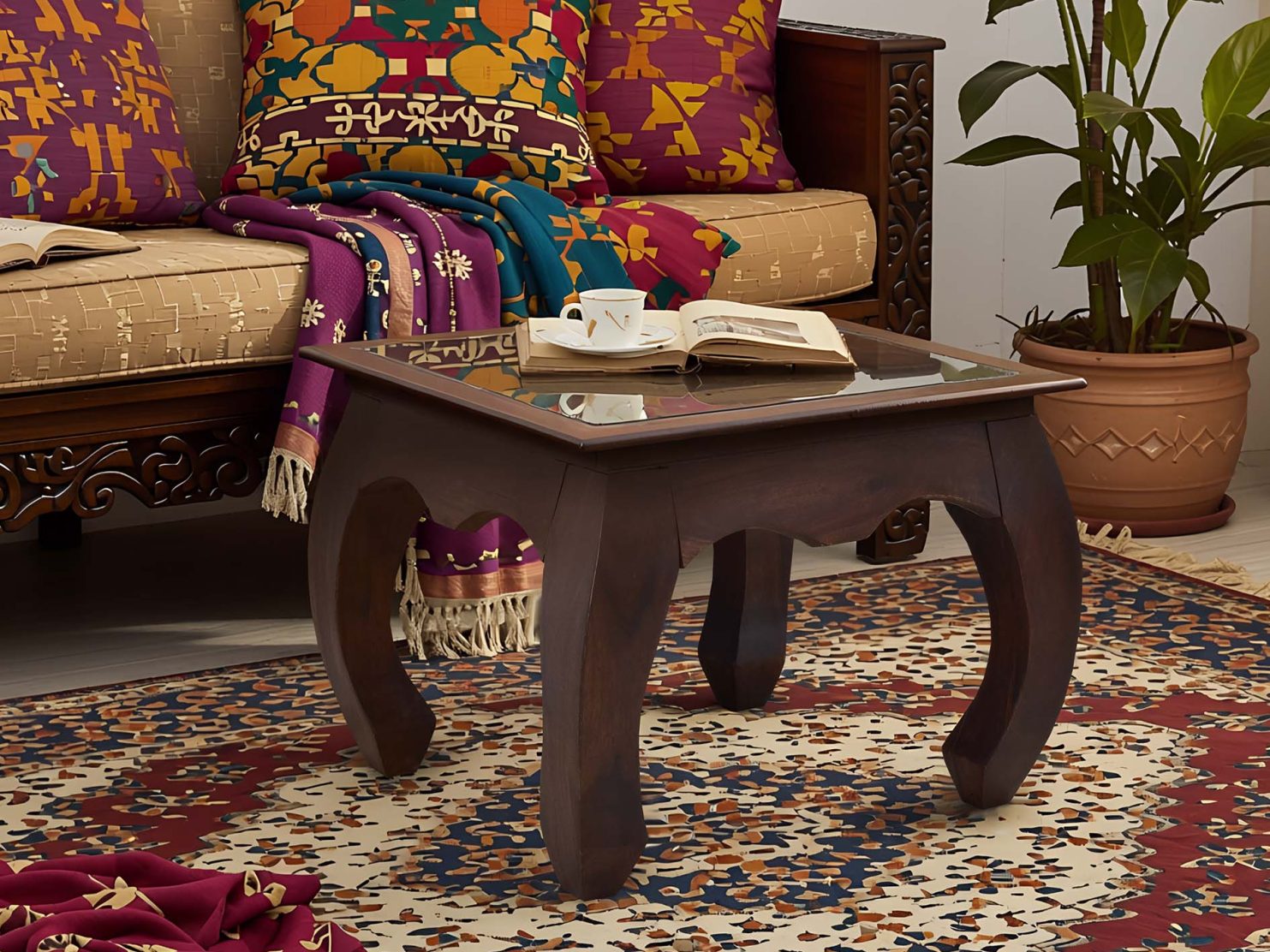 stolik-kawowy-kolonialny-lite-drewno-palisander-indyjski-rzezbiony-z-szyba-giete-nogi