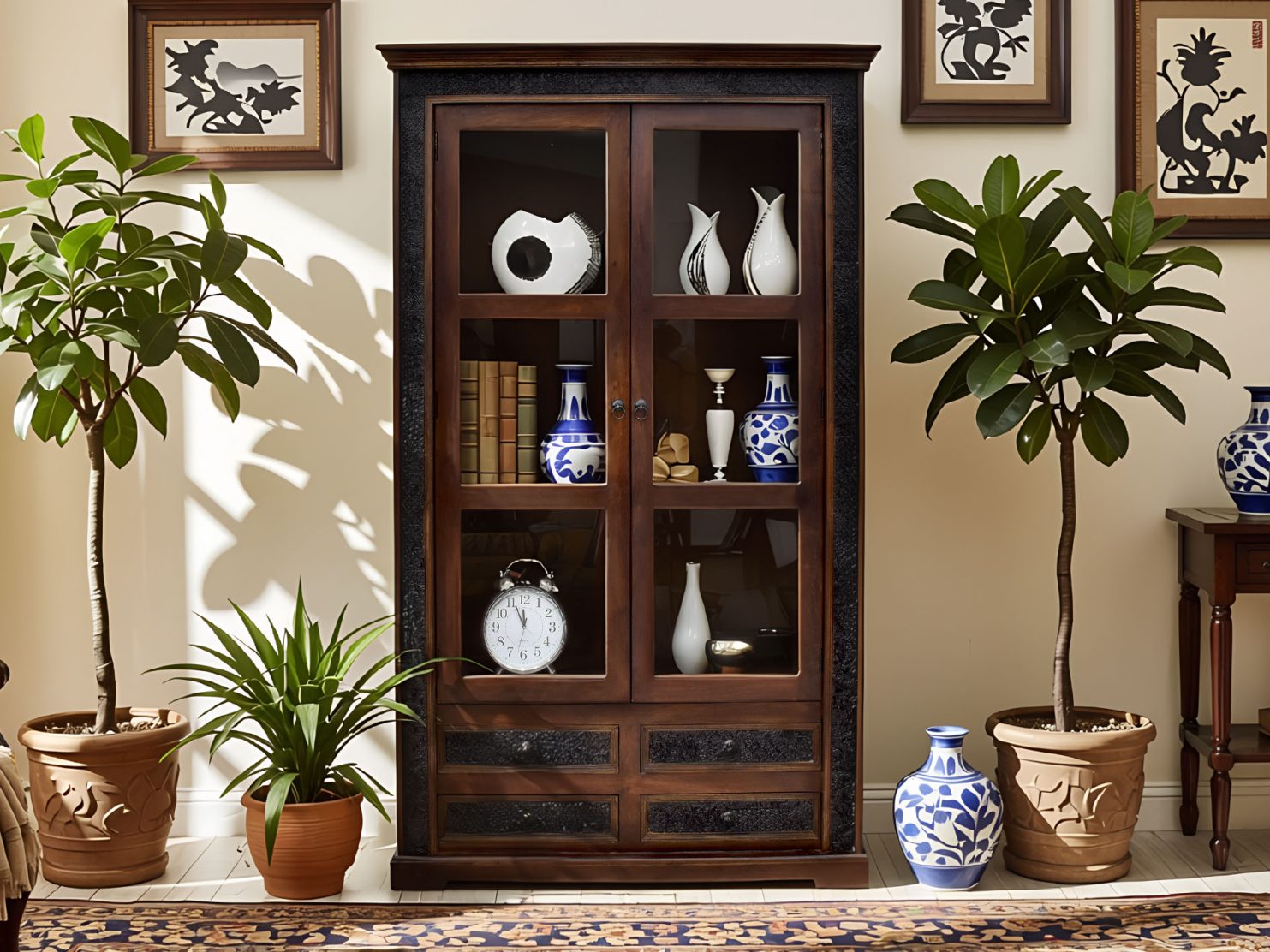 witryna-kolonialna-indyjska-lite-drewno-palisander-indyjski-recznie-rzezbiona-ciemny-braz