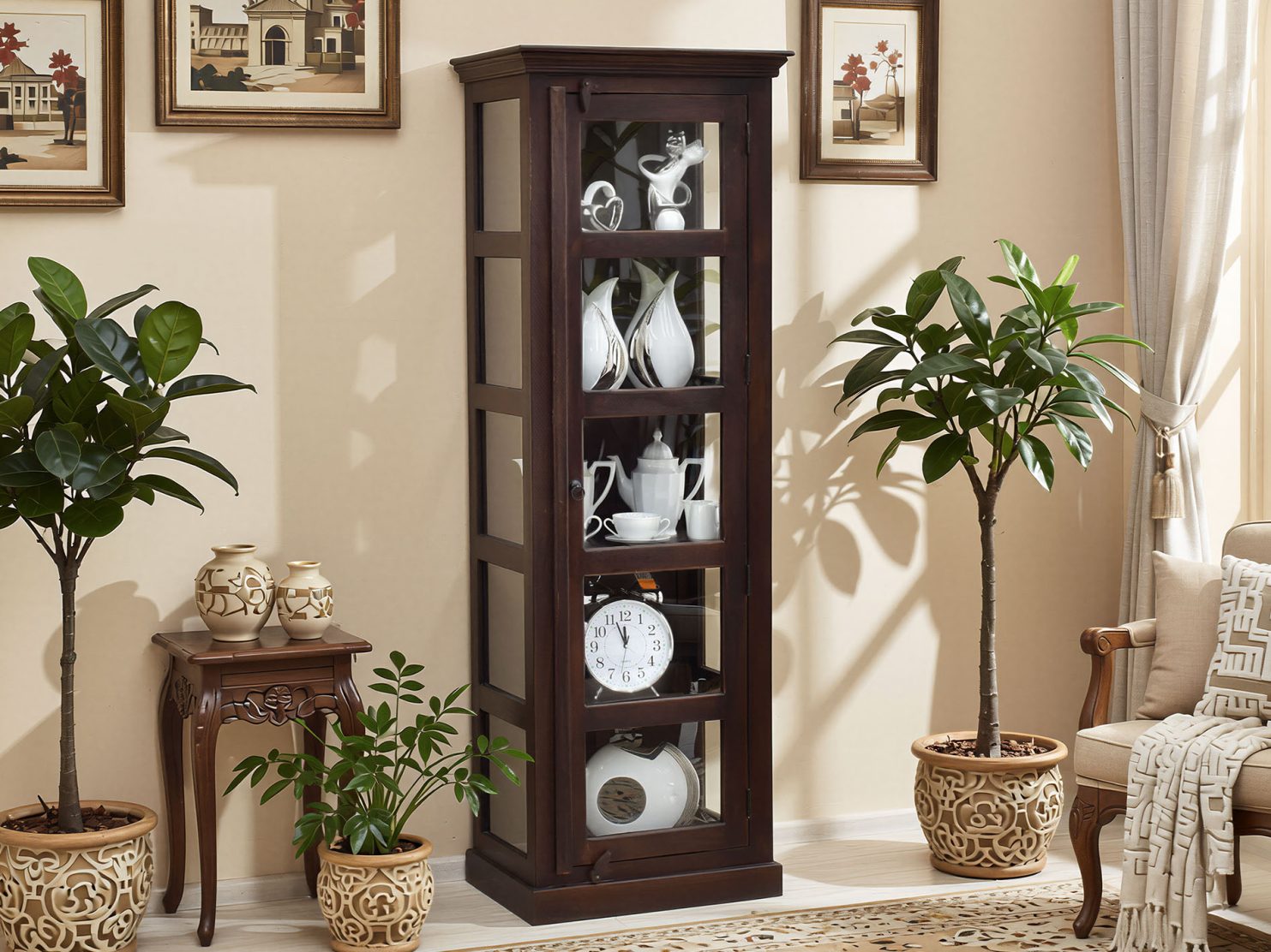 witryna-kolonialna-lite-drewno-palisander-indyjski-ciemny-braz-przeszklona-jednodrzwiowa-klasyczna