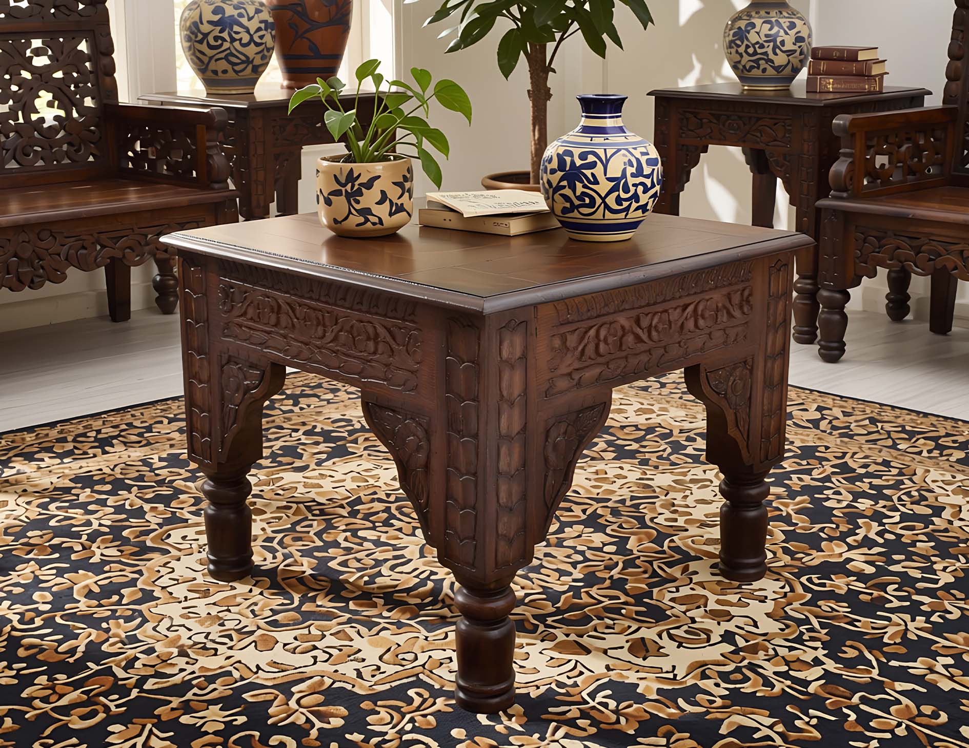 stolik-kawowy-kolonialny-lite-drewno-palisander-indyjski-rzezbiony-toczone-nogi stolik-kawowy-kolonialny-lite-drewno-palisander-indyjski-rzezbiony-toczone-nogi