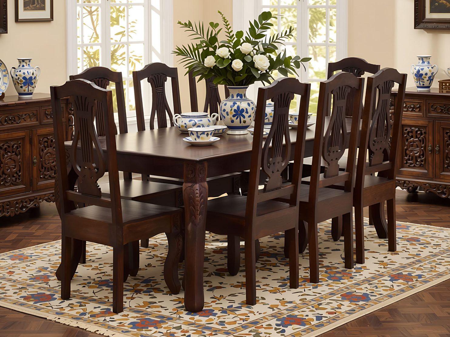 zestaw-obiadowy-kolonialny-stol-8-krzesel-lite-drewno-palisander-indyjski