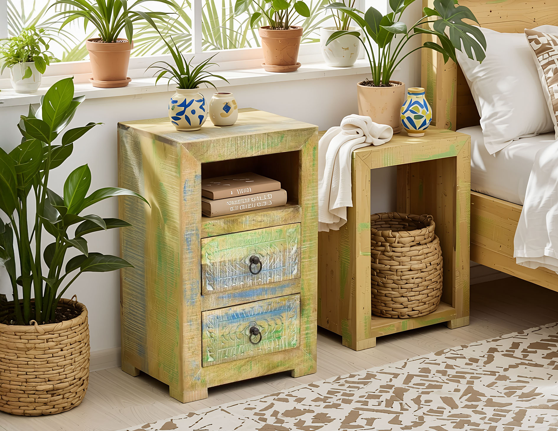 szafka-nocna-z-szufladami-kolonialna-lite-drewno-mango-styl-shabby-chic szafka-nocna-z-szufladami-kolonialna-lite-drewno-mango-styl-shabby-chic