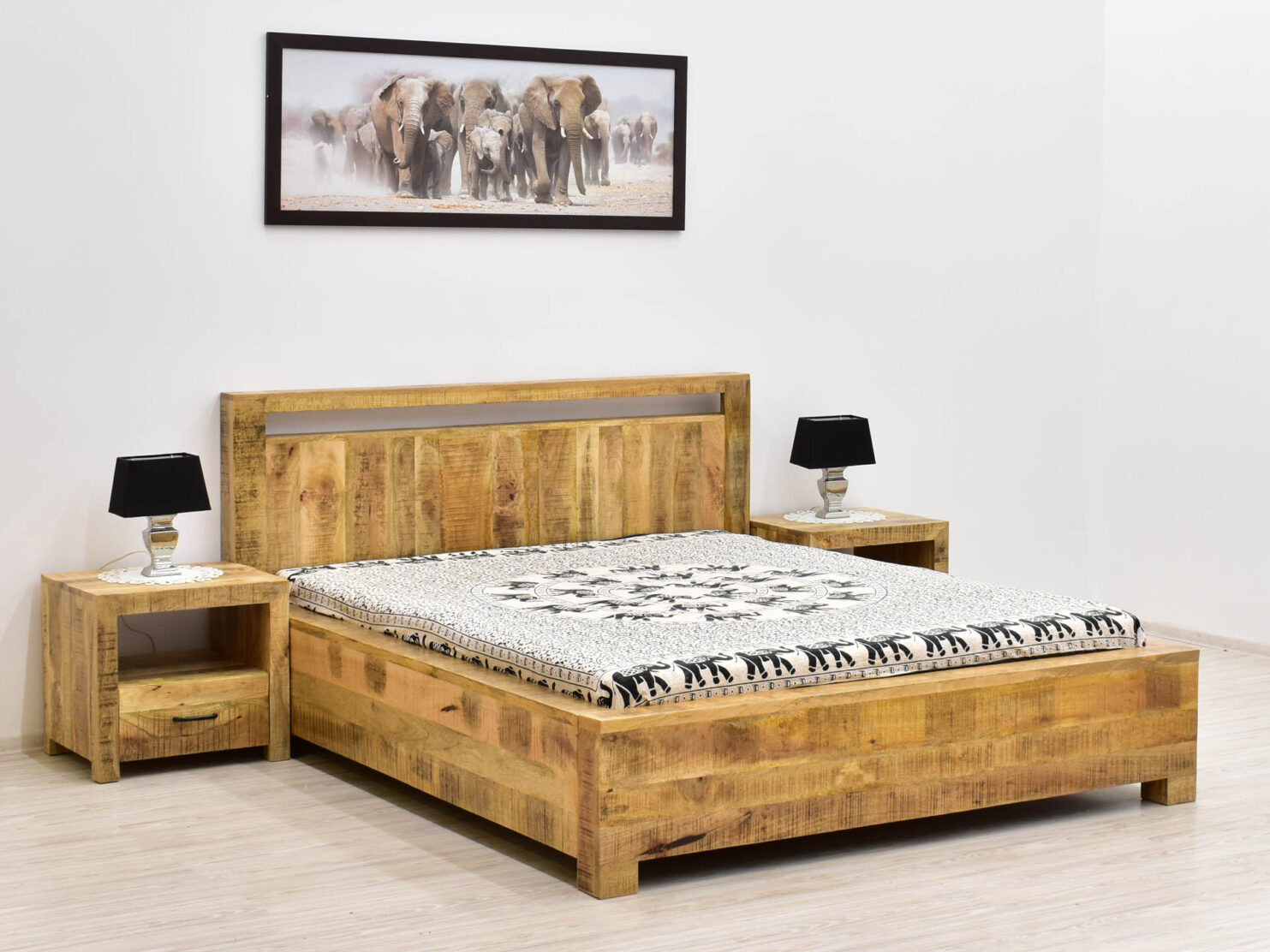 łóżko indyjskie drewno mango nwoczesne loft (3)