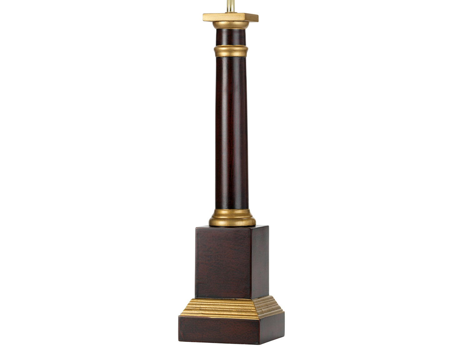 podstawa do lampy DREWNO CZERWIEN
