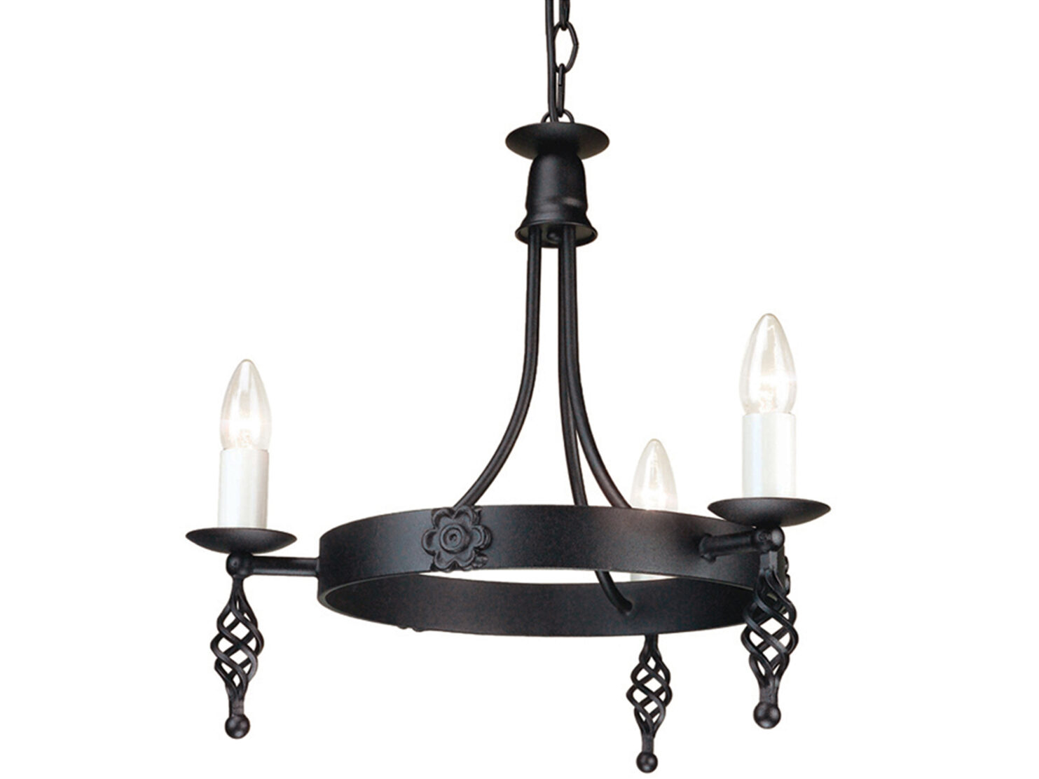 lampa czarna angielski styl
