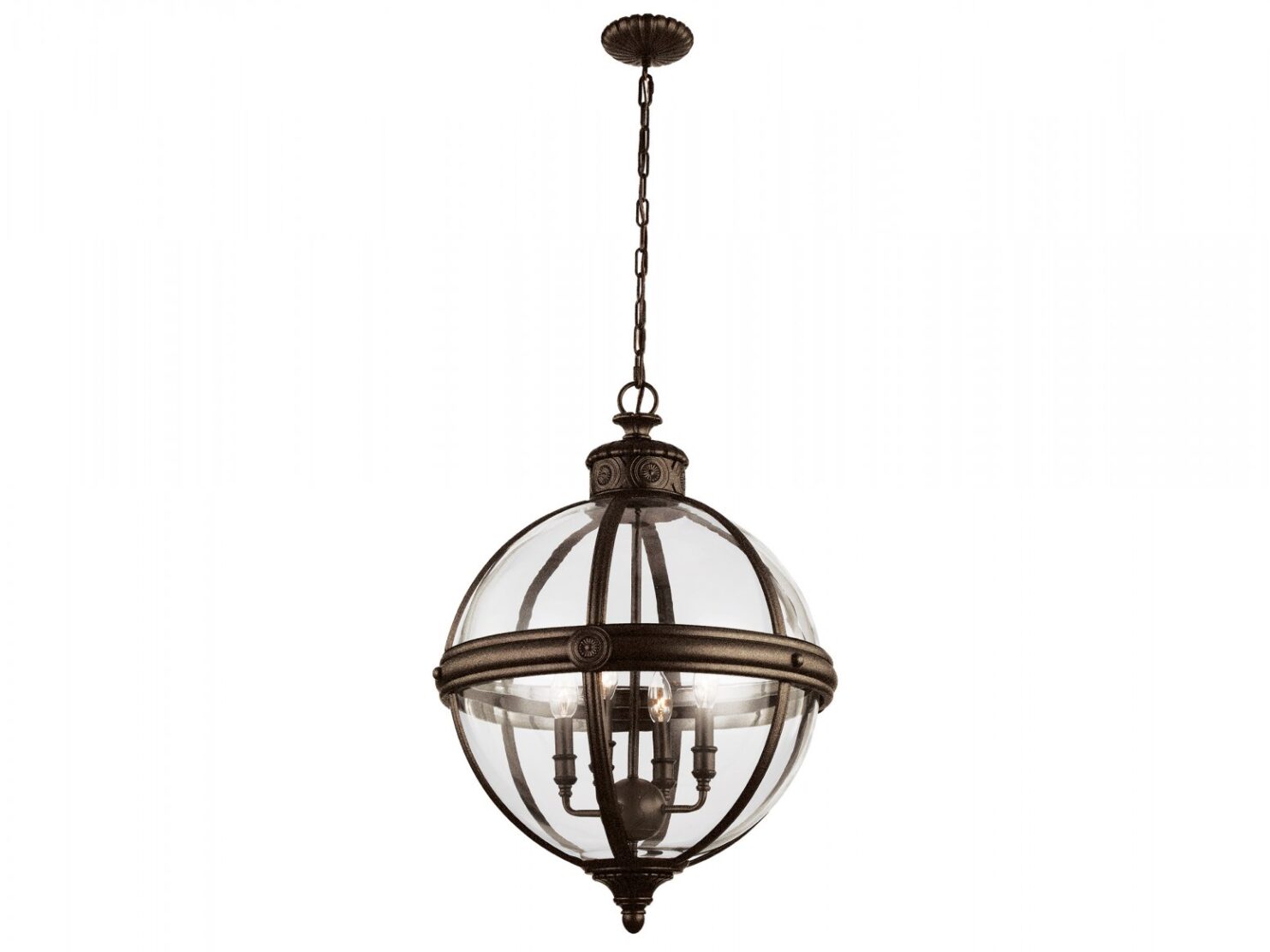lampa-wisząca-sufitowa-brąz-kula-szklana