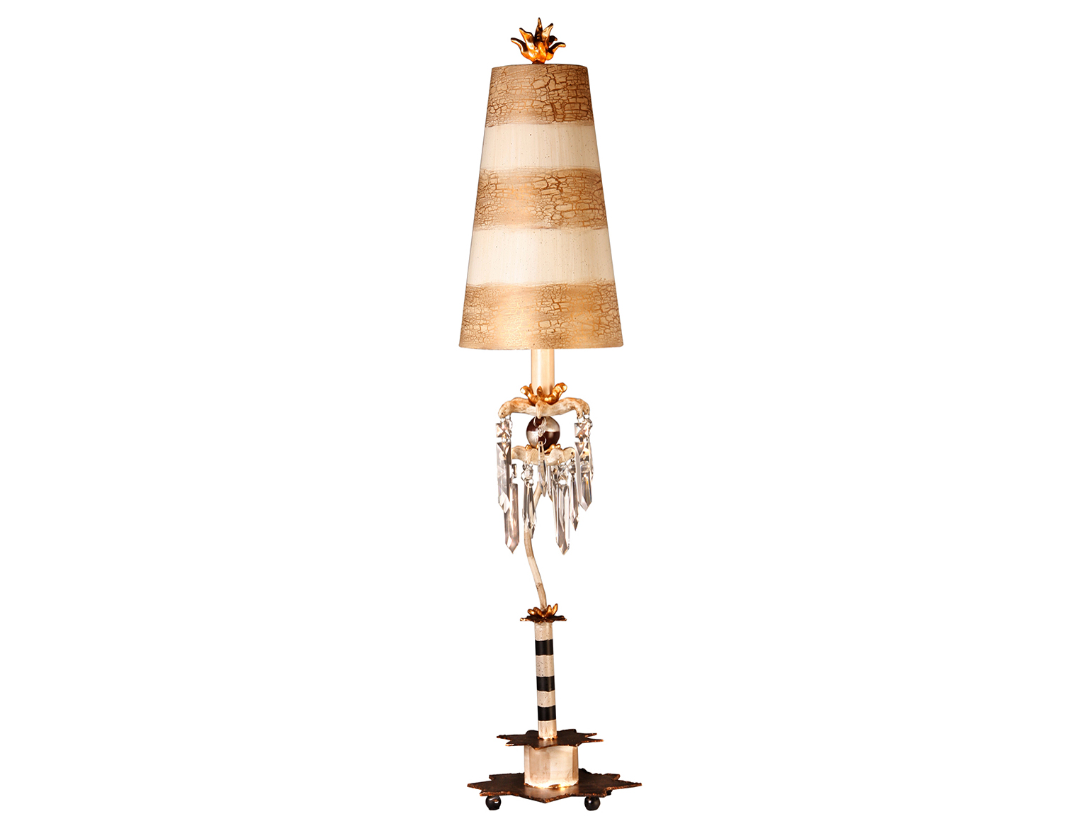 lampa stojaca stolowa zlota gwiazda paski lampa stojaca stolowa zlota gwiazda paski