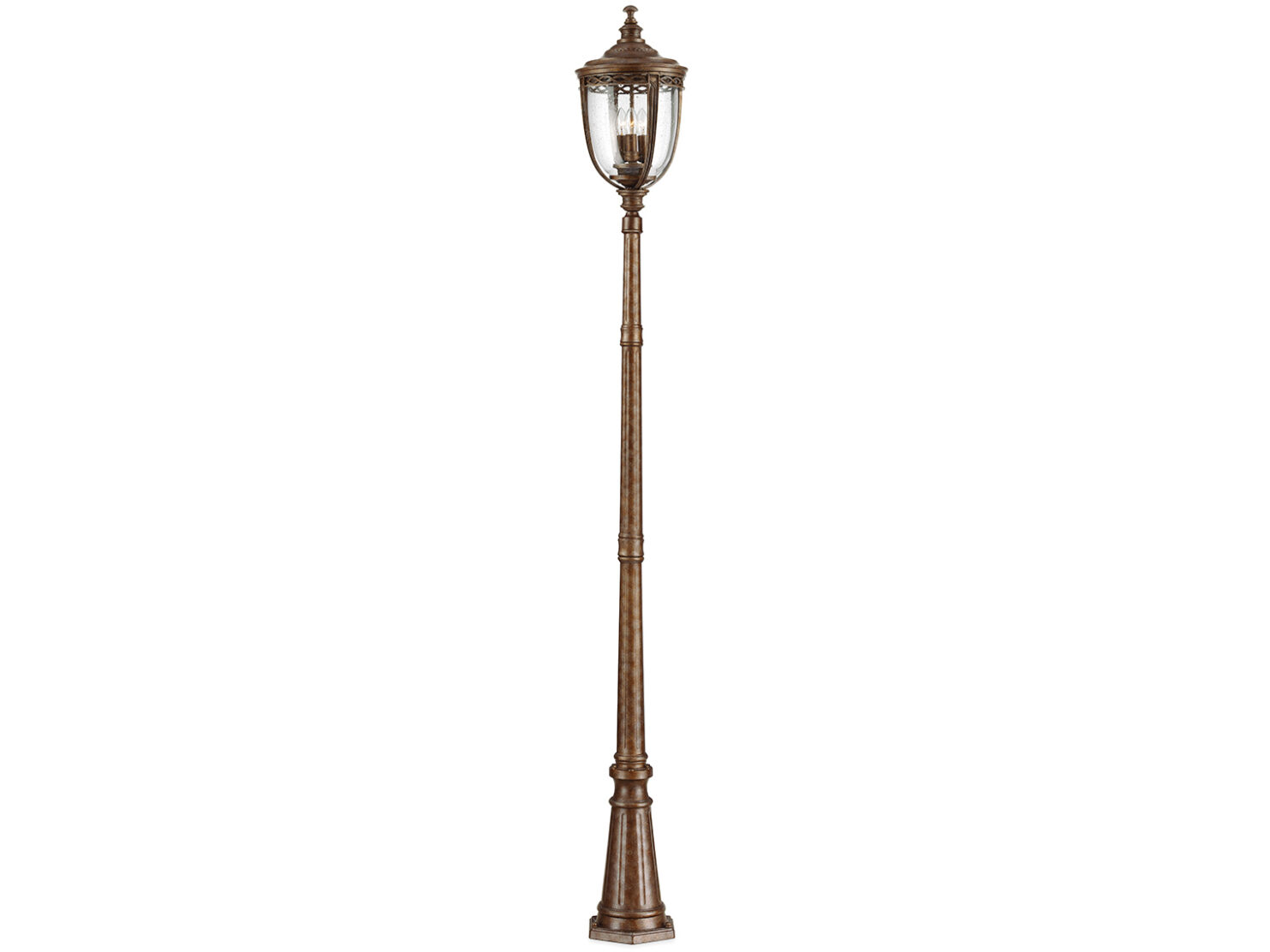 lampa stojąca zewnetrzna brąz wysoka