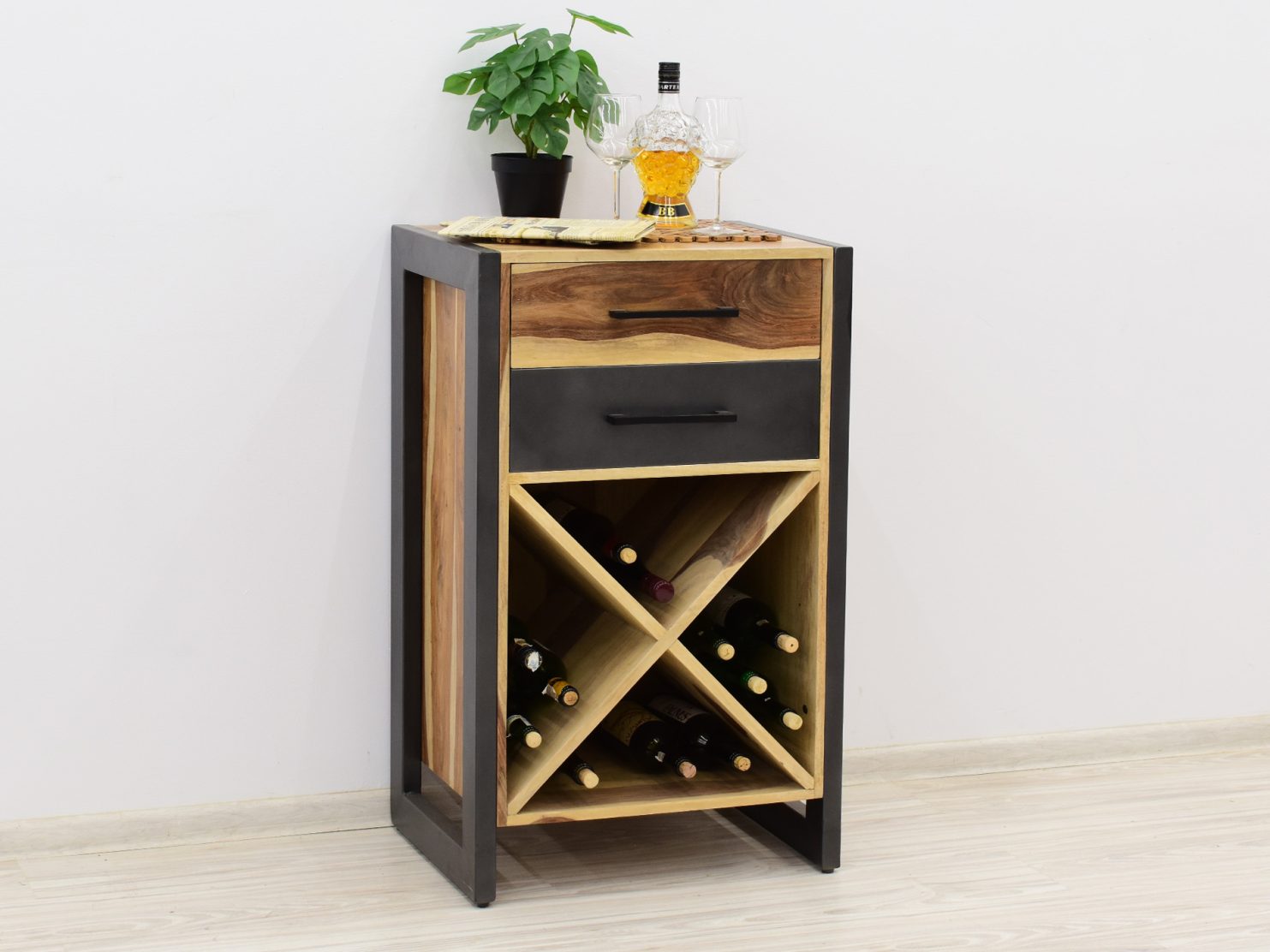 szafka-na-wino-indyjska-z-2-szufladami-lite-drewno-palisander-styl-modernistyczny