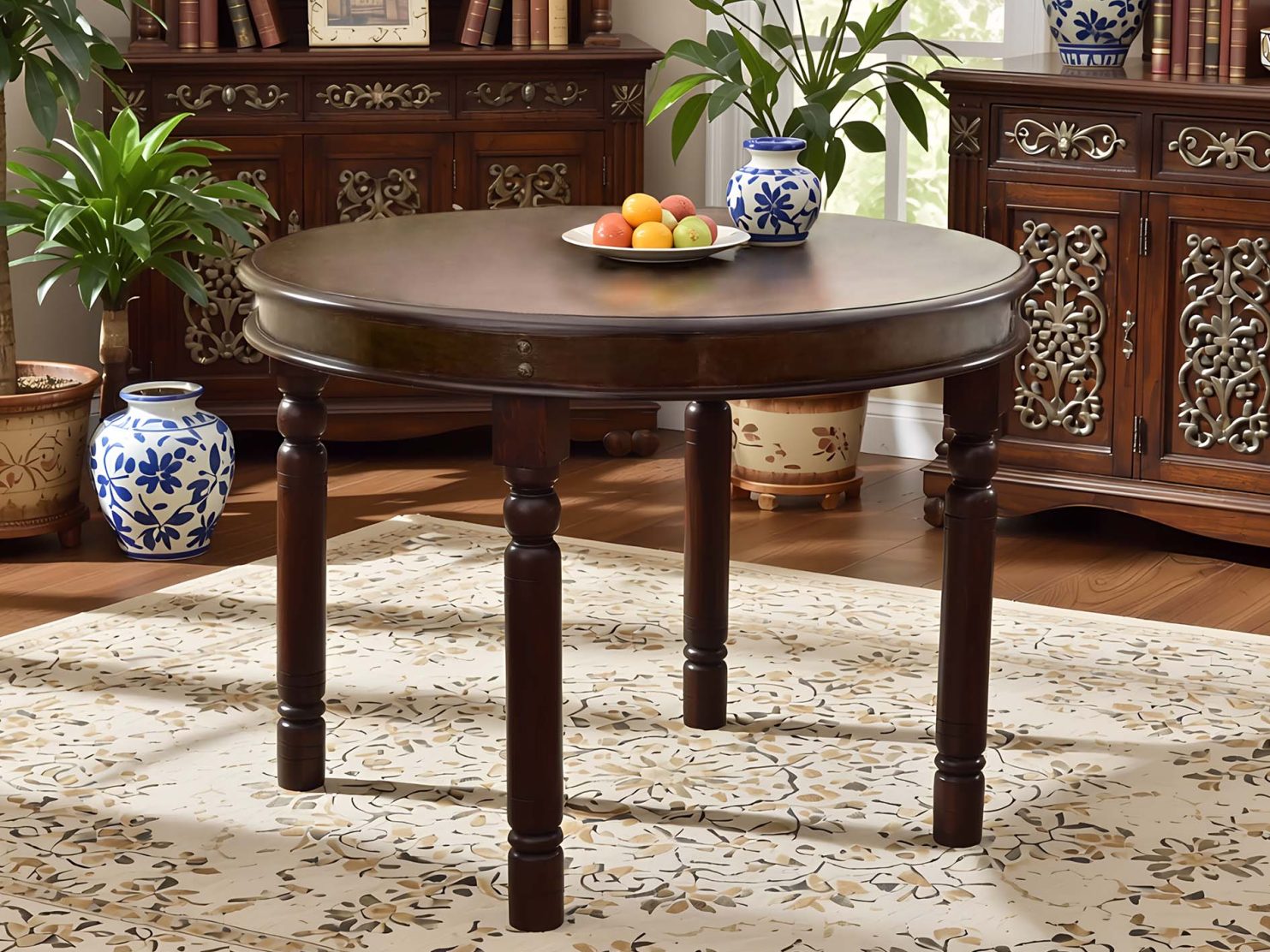 stol-kolonialny-lite-drewno-palisander-indyjski-okragly