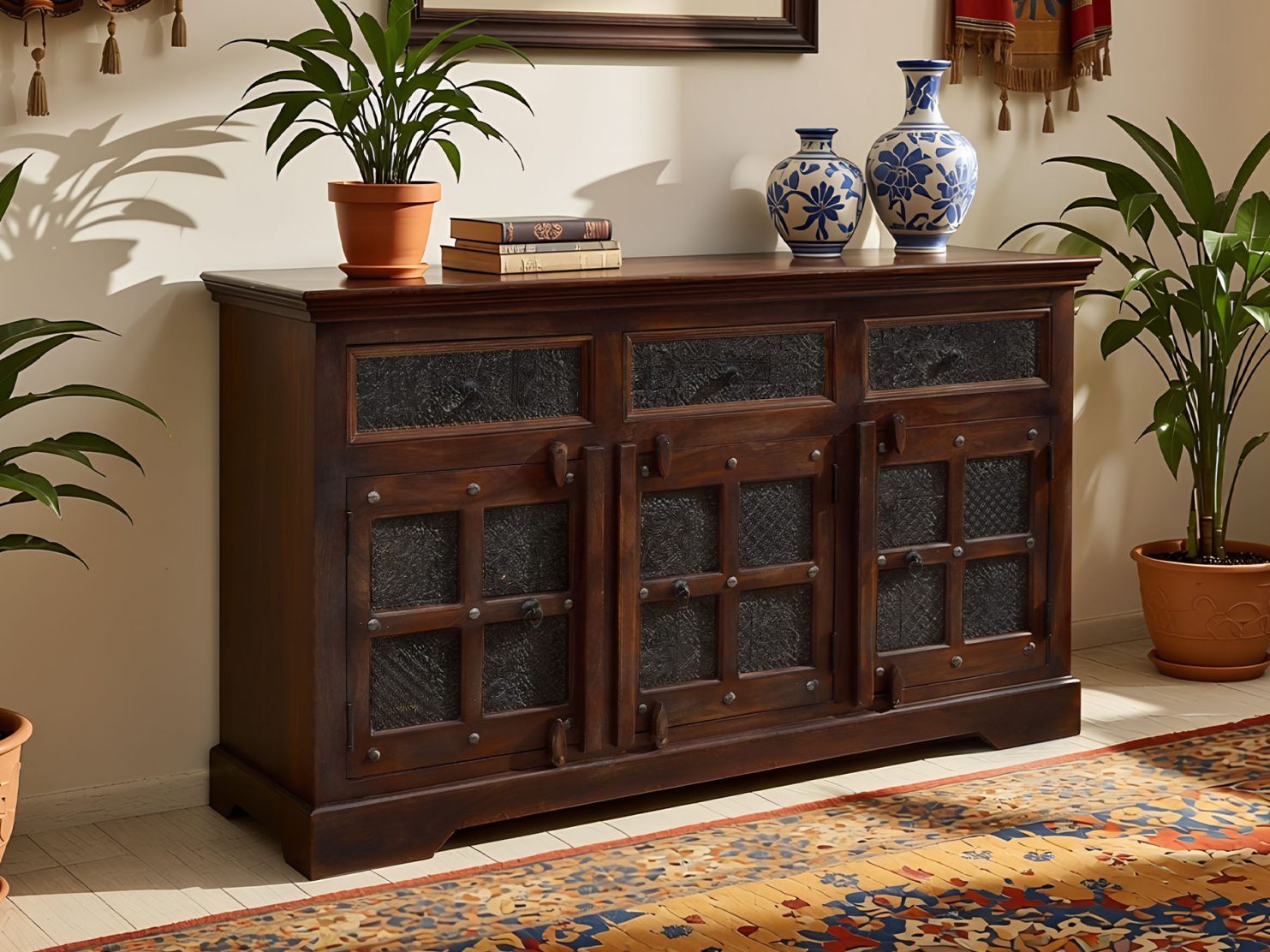 komoda-kolonialna-arani-lite-drewno-palisander-indyjski-recznie-rzezbiona