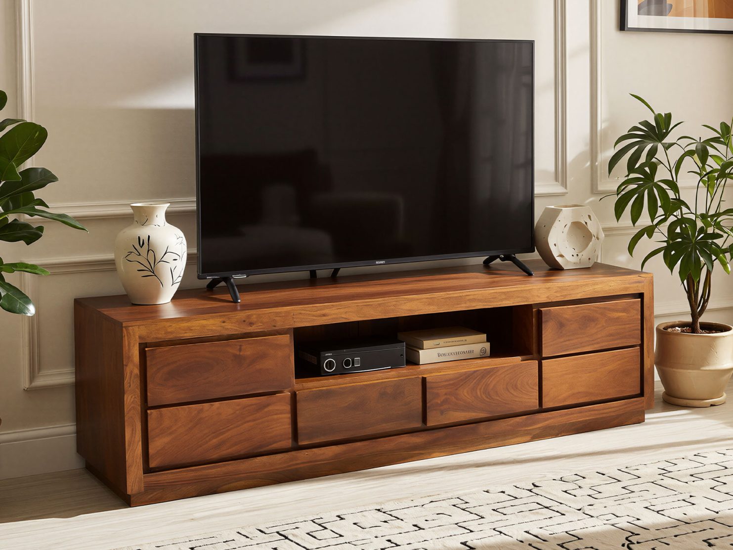 komoda-rtv-szafka-pod-telewizor-neo-lite-drewno-palisander-indyjski-modernistyczna
