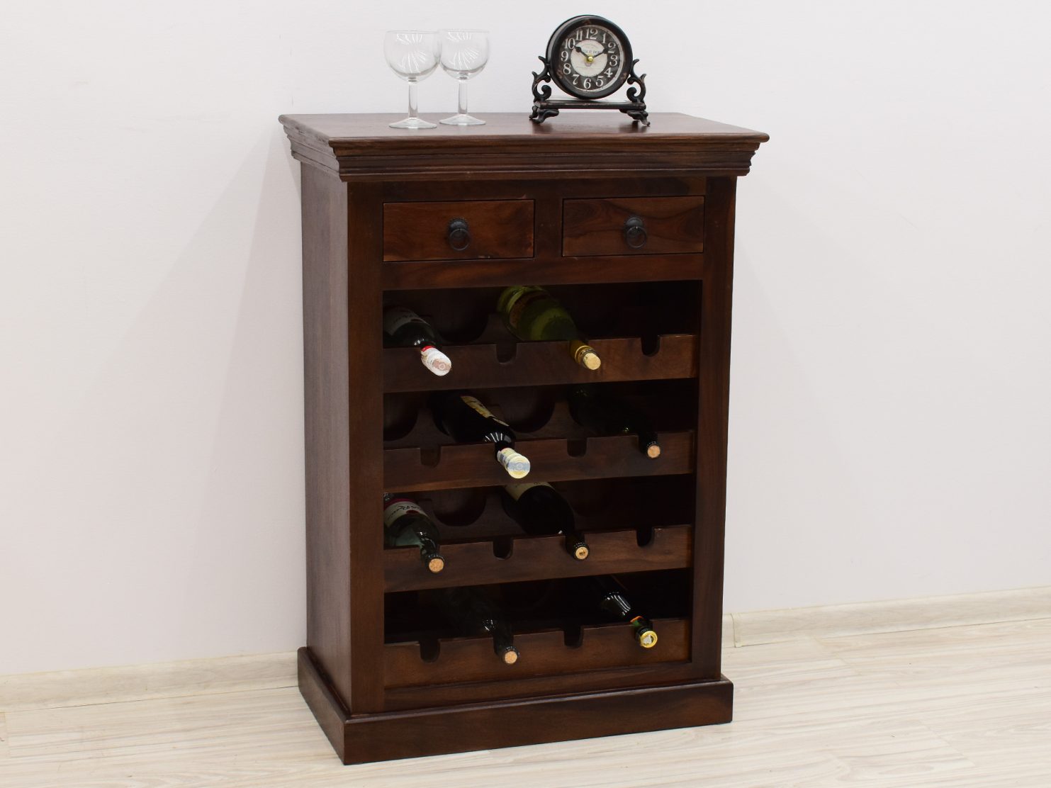 komoda-na-wino-kolonialna-classic-lite-drewno-palisander-indyjski-z-2-szufladami