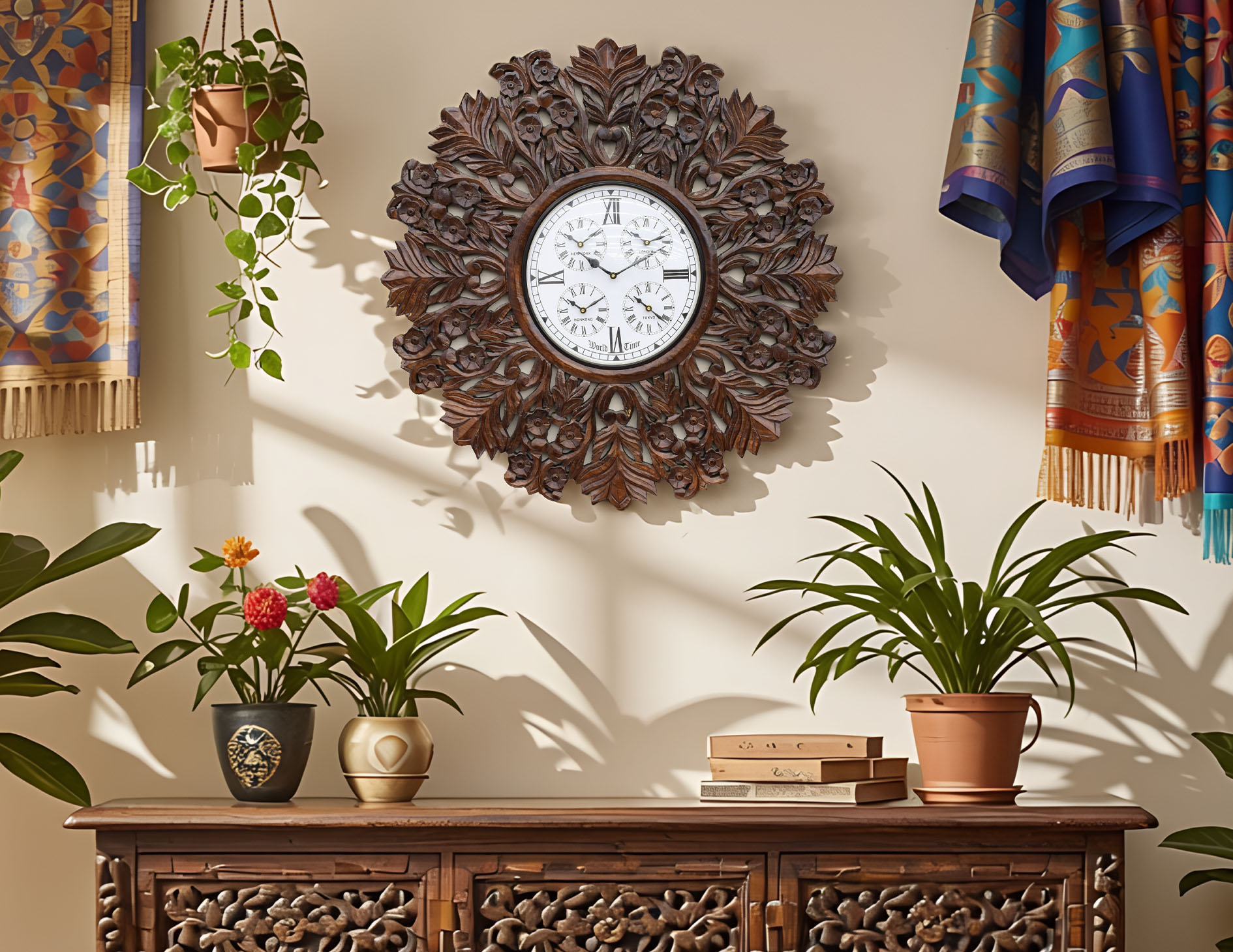 zegar-scienny-indyjski-w-stylu-kolonialnym-75x75-cm-drewniana-rama-rzymskie-cyfry zegar-scienny-indyjski-w-stylu-kolonialnym-75x75-cm-drewniana-rama-rzymskie-cyfry