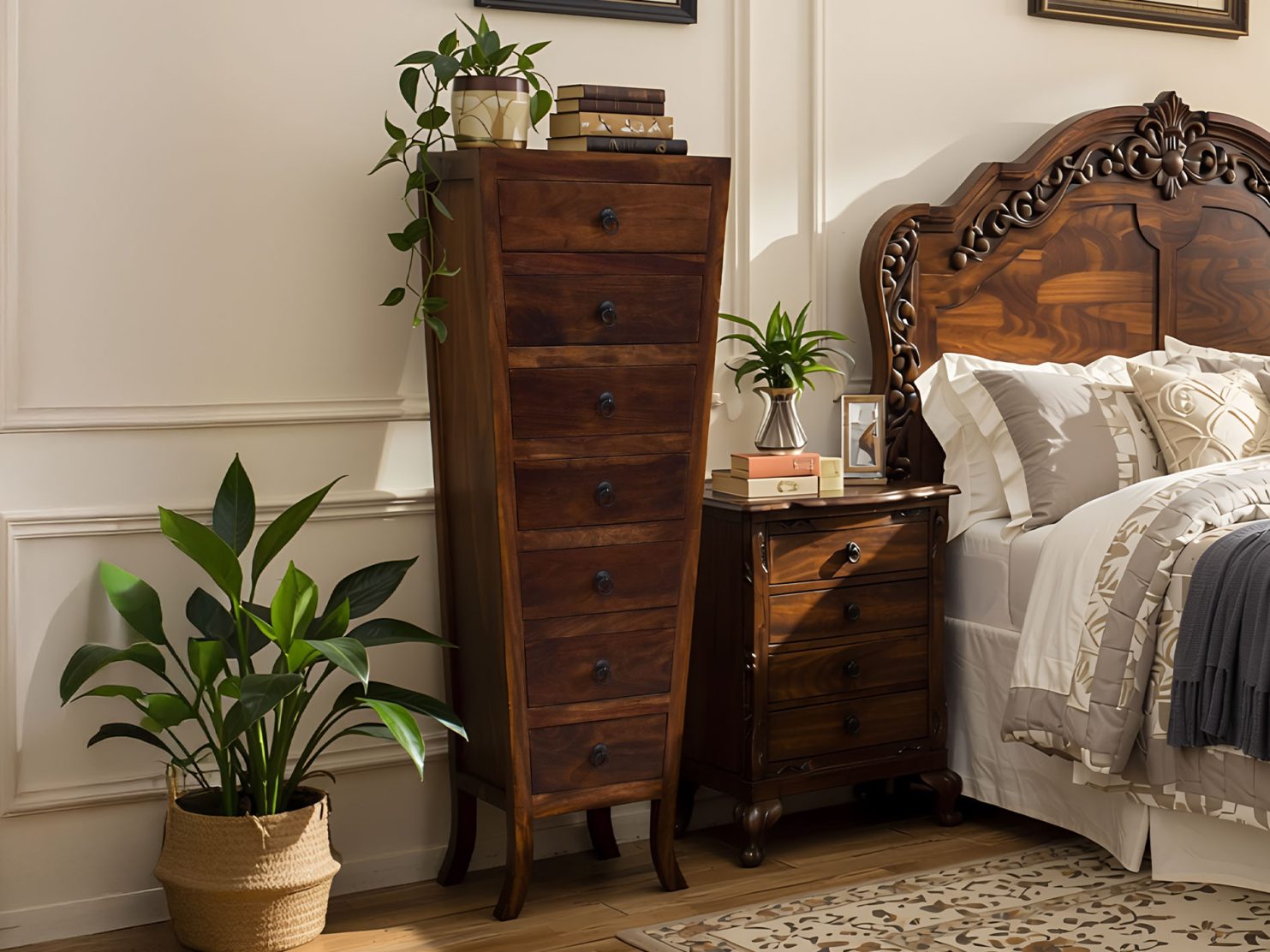 komoda-kolonialna-classic-lite-drewno-palisander-indyjski-slupek-z-7-szufladami-ciemny-braz