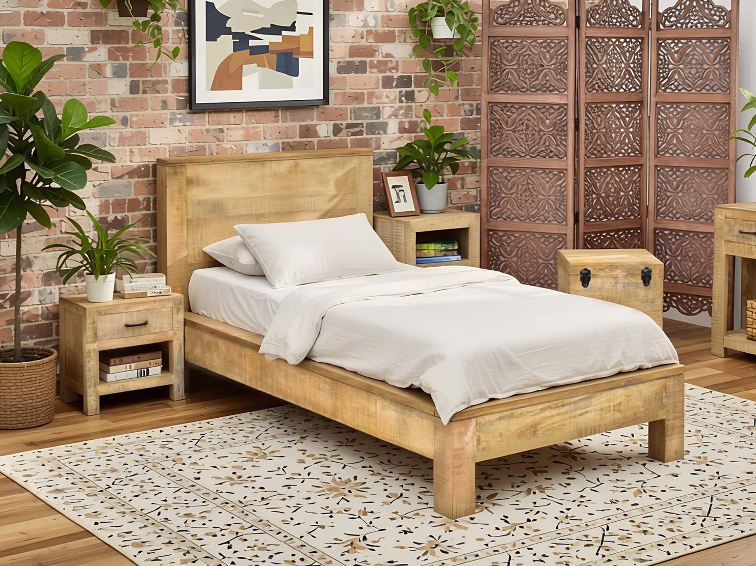 Kolekcja Teenager z drewna mango