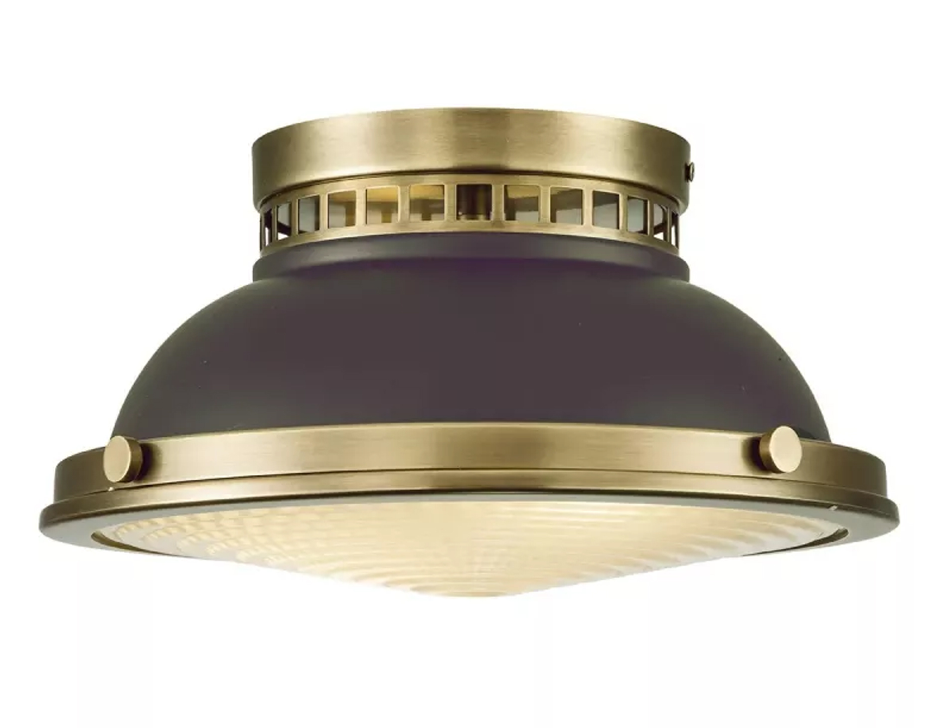 Lampa sufitowa plafon Amelia dwa źródła światła ciemnobrązowy