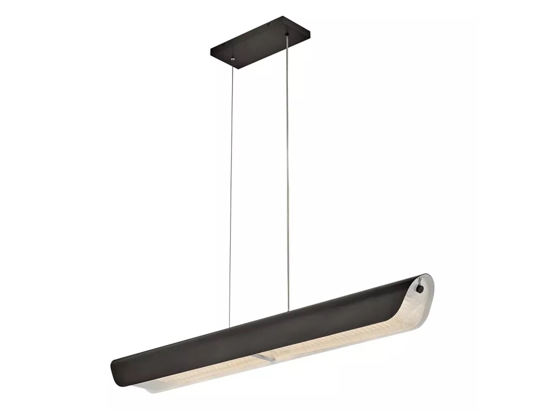 Lampa wyspowa Arco LED oksydowana czerń 43W