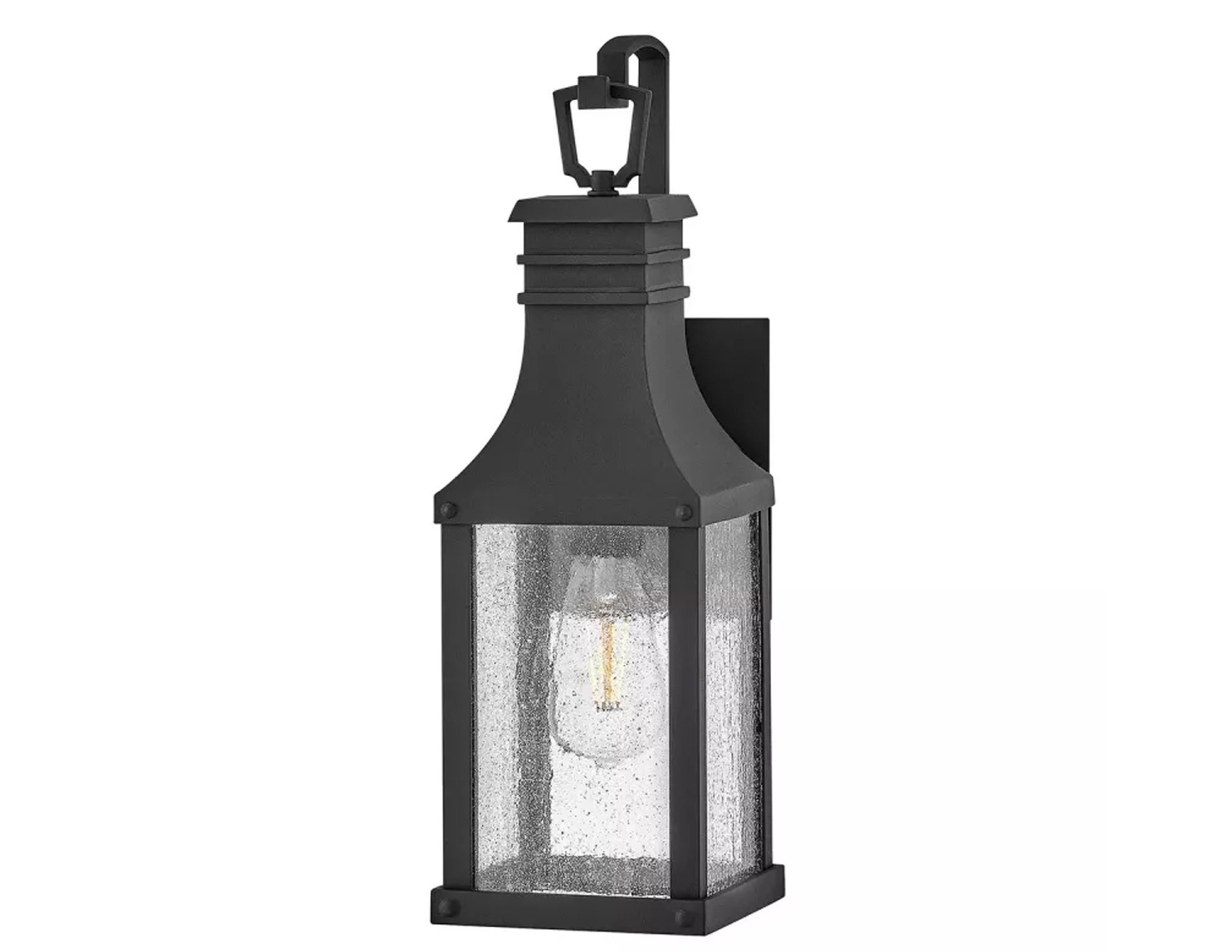 Kinkiet lampa naścienna Beacon Hill jedno źródło światła kolor czarny mała