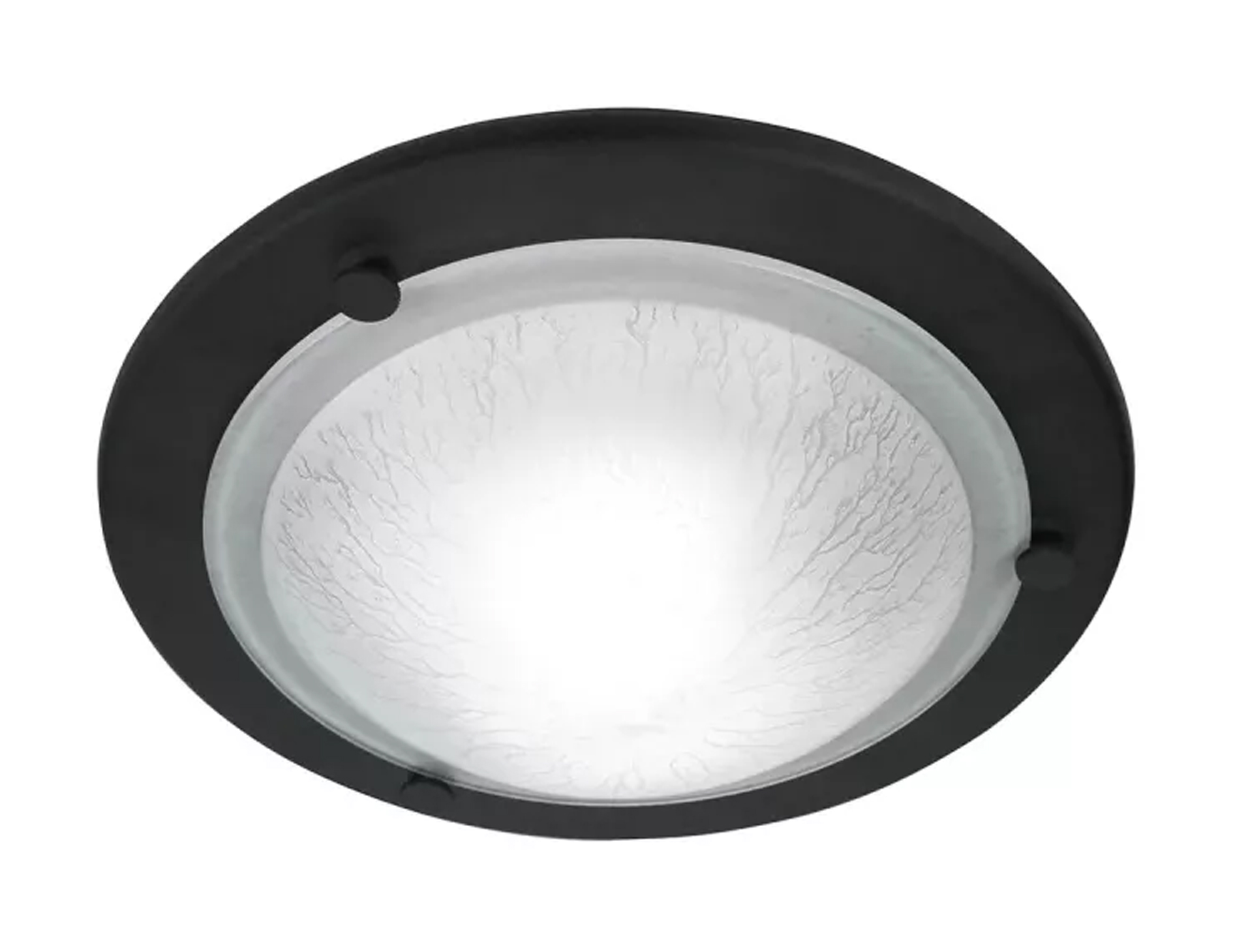 Lampa sufitowa plafon ogrodowy Berwick jedno źródło światła czarny