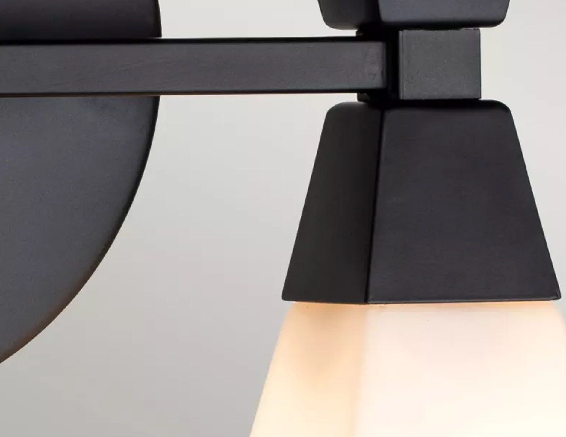Kinkiet lampa naścienna Bowtie LED dwa źródła światła kolor matowa czerń 3W (3)