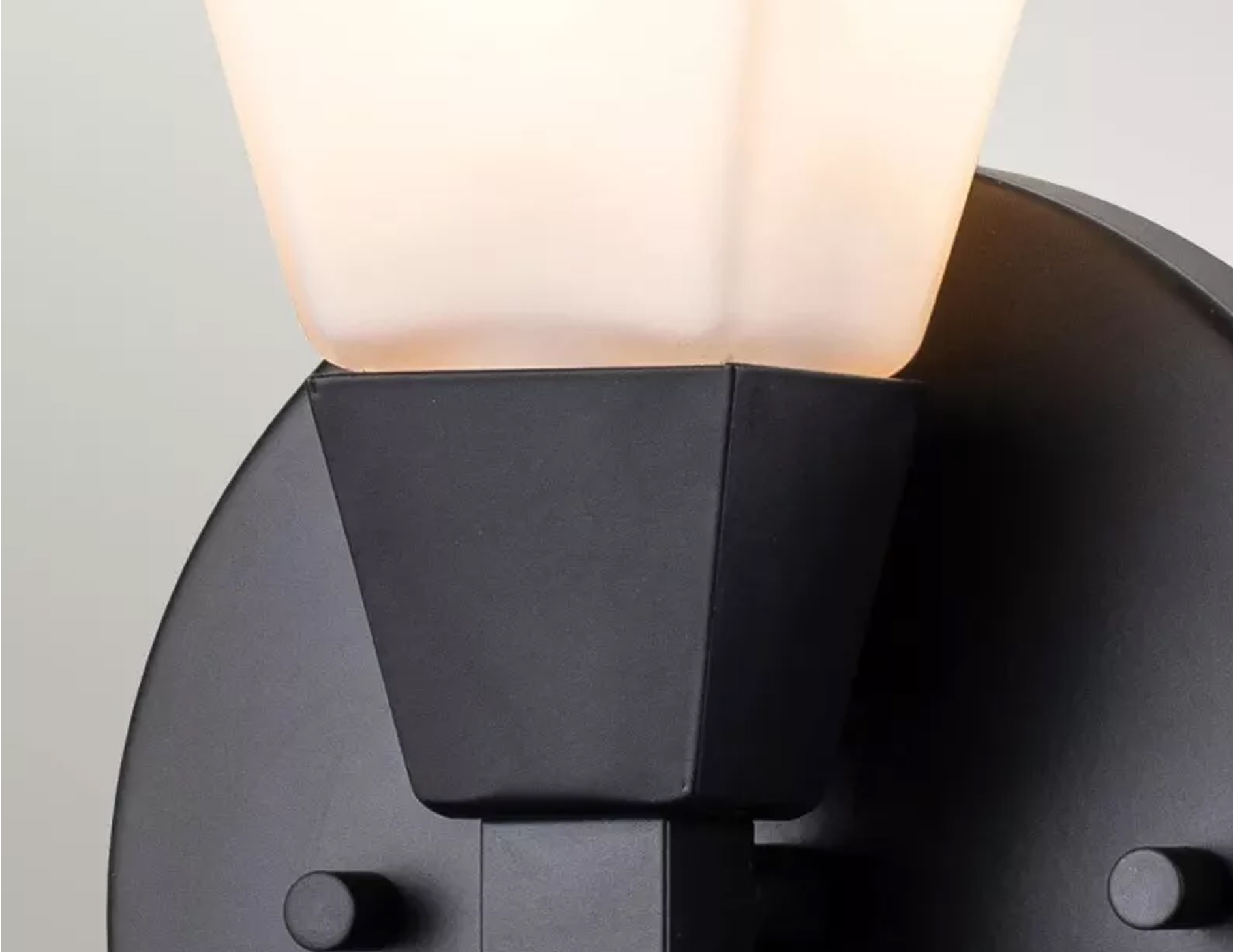 Kinkiet lampa naścienna Bowtie LED jedno źródło światła kolor matowa czerń 3W (4)