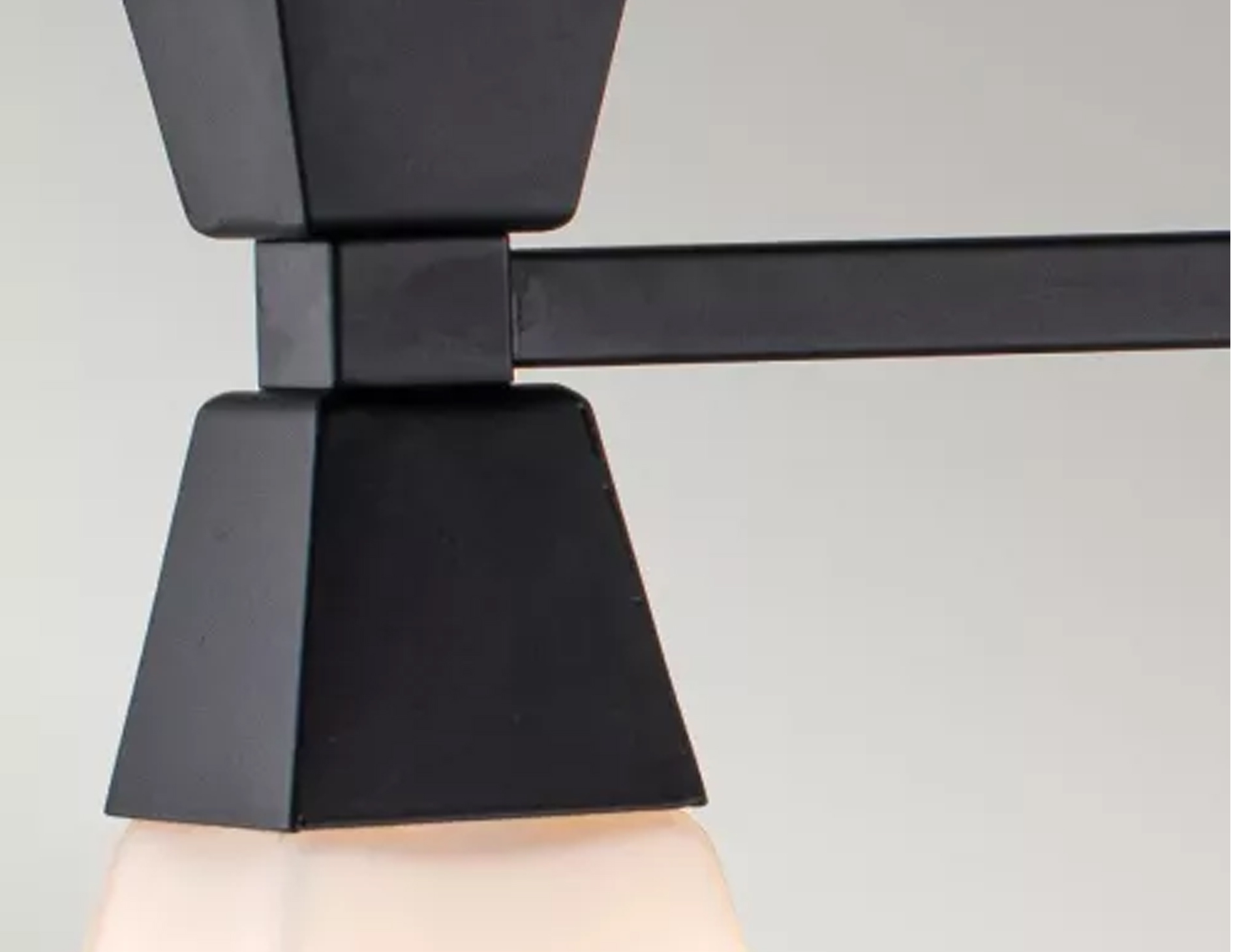 Kinkiet lampa naścienna Bowtie LED trzy źródła światła kolor matowa czerń 3W (2)