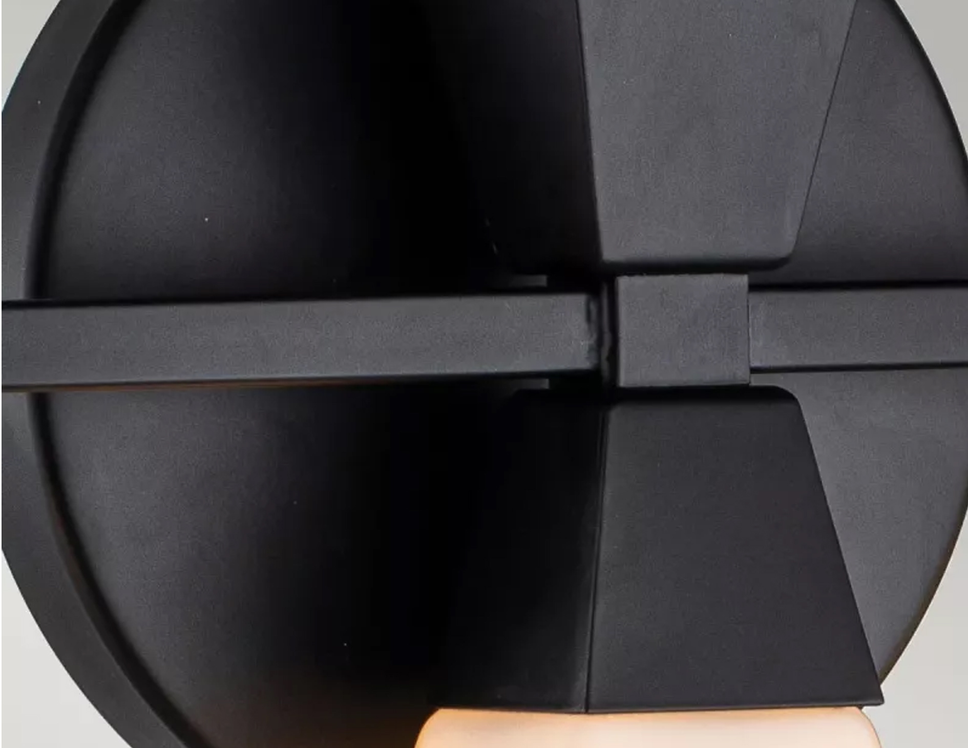 Kinkiet lampa naścienna Bowtie LED trzy źródła światła kolor matowa czerń 3W (3)