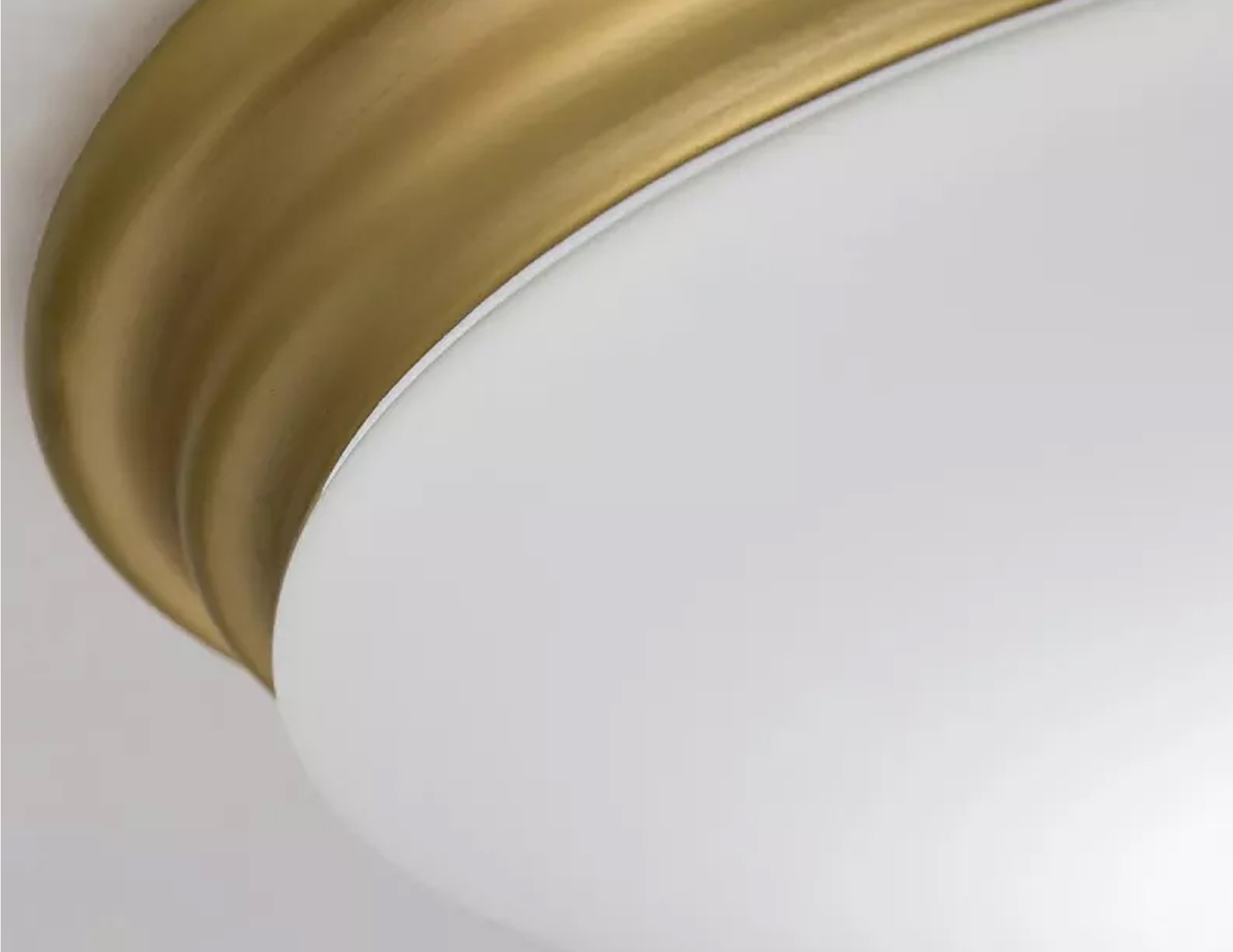 Lampa sufitowa plafon łazienkowy Brompton jedno źródło światła szczotkowany mosiądz (3)