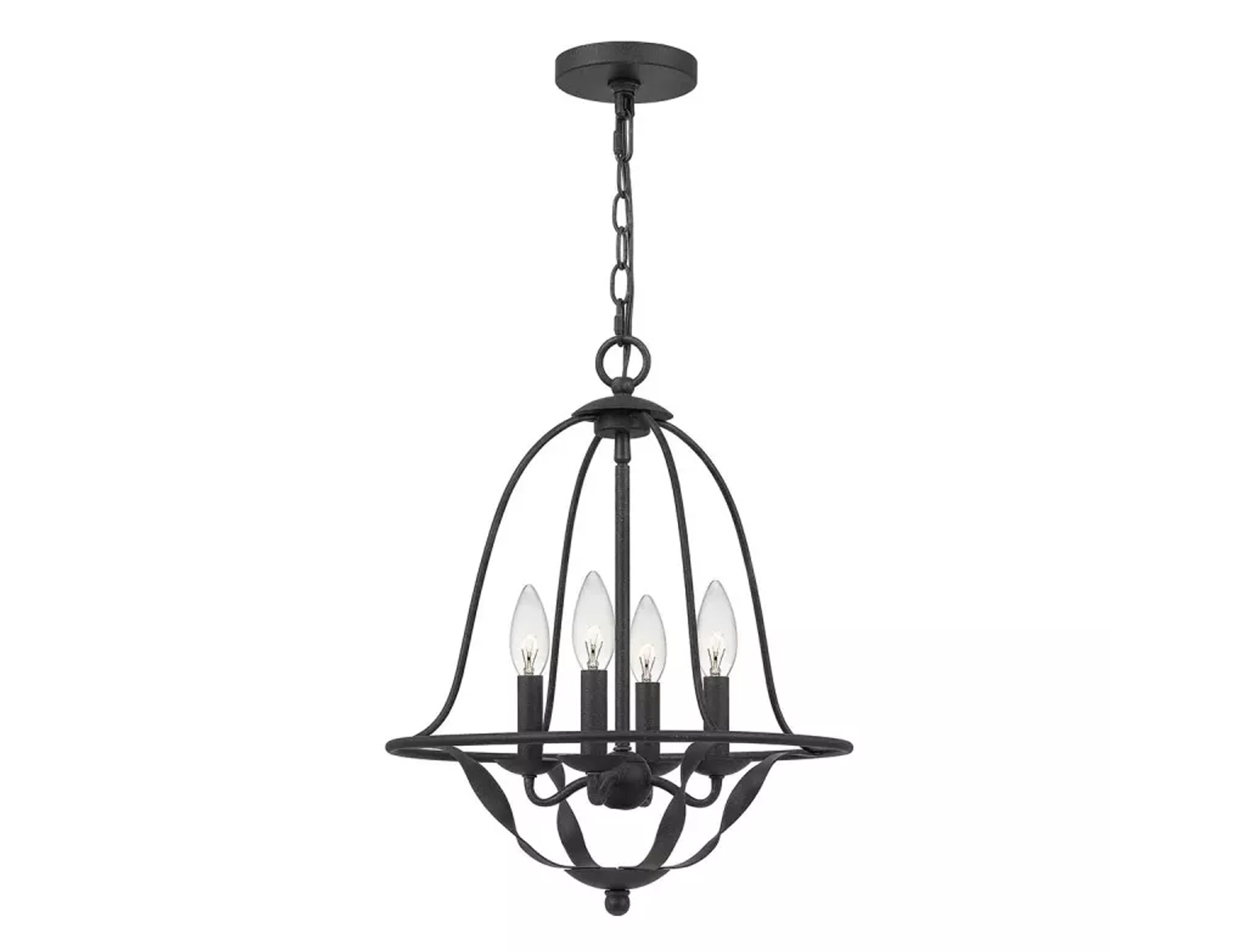 Lampa wisząca Bradbury cztery źródła światła kolor popielaty Lampa wisząca Bradbury cztery źródła światła kolor popielaty